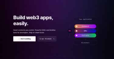 Qué es Thirdweb la plataforma para desarrollar aplicaciones Web3 a golpe de clic