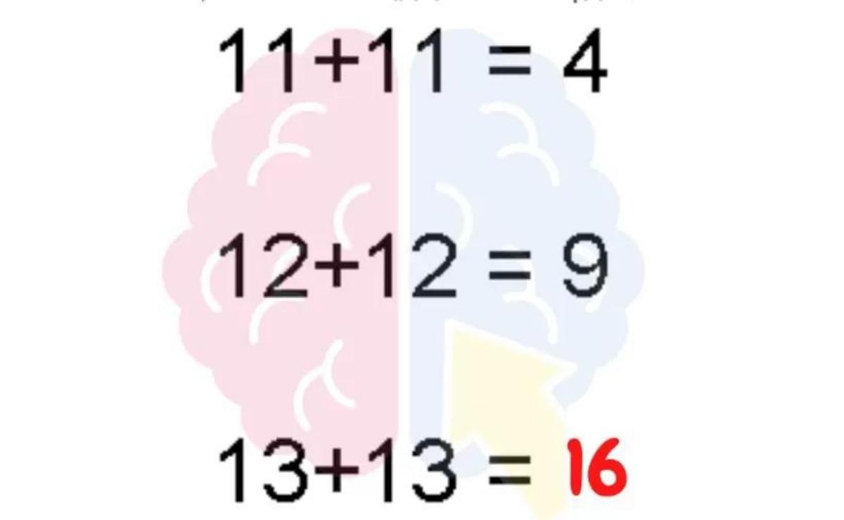 Après avoir analysé et résolu les équations, nous constatons que le résultat est 16.