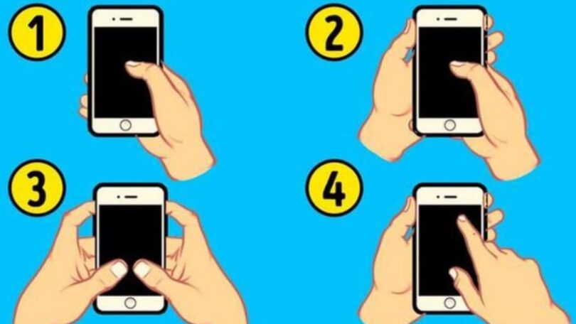 Test de personalidad: ¿Cómo coger el móvil?